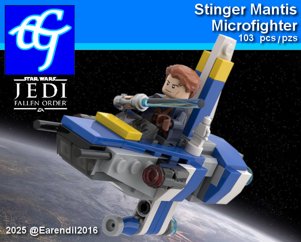 Lego Stinger Mantis Microfighter