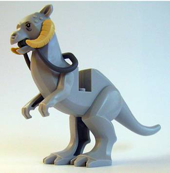 Lego Tauntaun, Star Wars with Rigid Tail