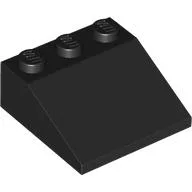 Brick Sloped 33° 3 x 3 / Black