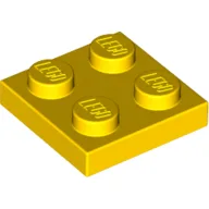 Plate 2 x 2 / Yellow