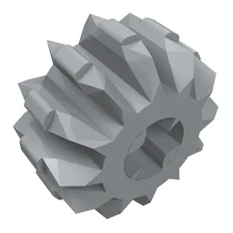Technic Gear 12 Tooth Double Bevel / Light Bluish Gray