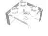 Brick 2 x 2 without Inside Ridges / Trans-Clear