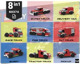 Lego 60374 builder's pack 8in1
