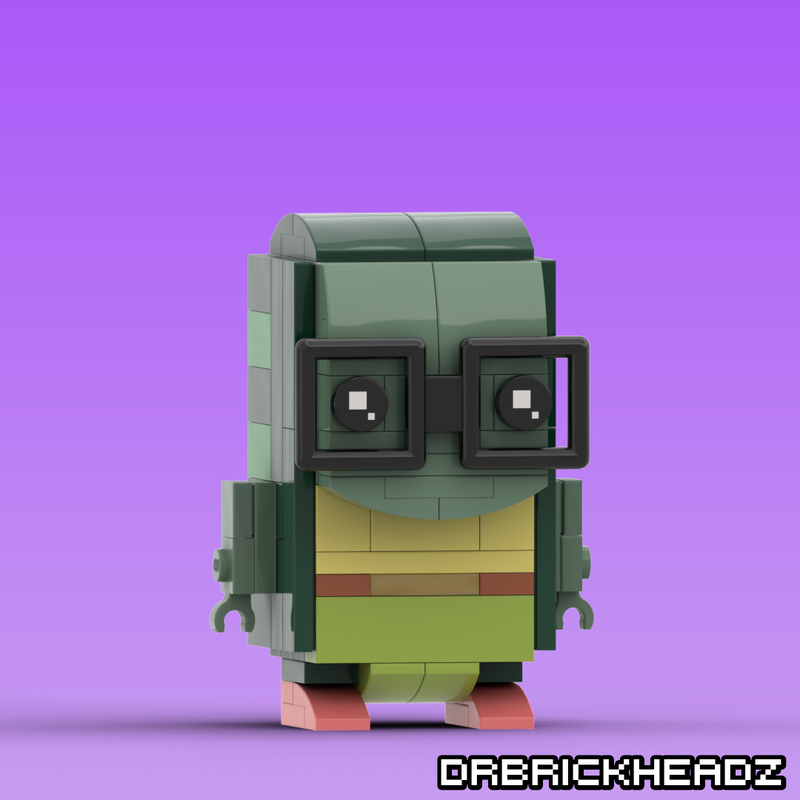 Lego Filburt Shellbach (Rocko's Modern Life) Custom Brickheadz