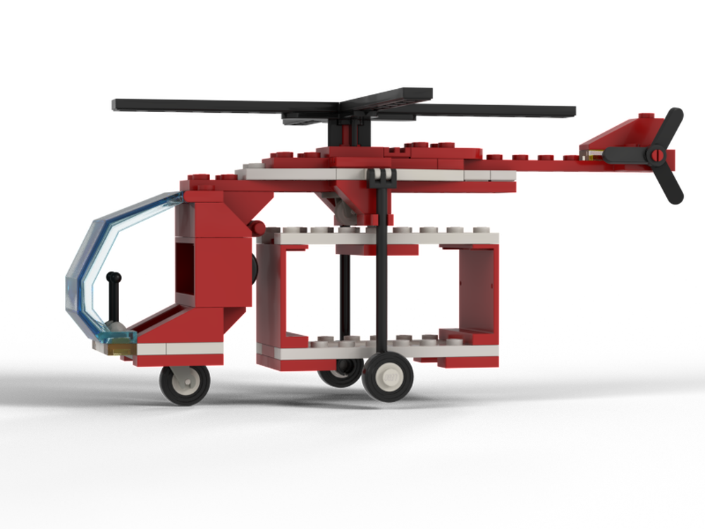 Lego system sky crane helicopter