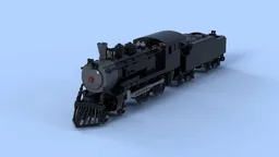 American 4-4-0 Steam Engine (8wide / motorized)