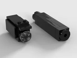 Glock 21 Mod Pack #2 (Flashlight, Suppressor)