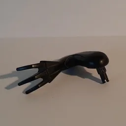 Animal Body Part, Dinosaur, Arm / Leg, Right with Claws / Black