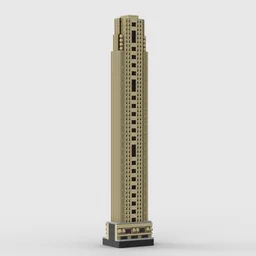 220 Central Park South at 1/650th Scale