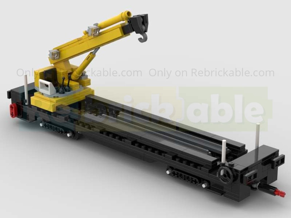 Lego London Underground General Purpose wagon with crane
