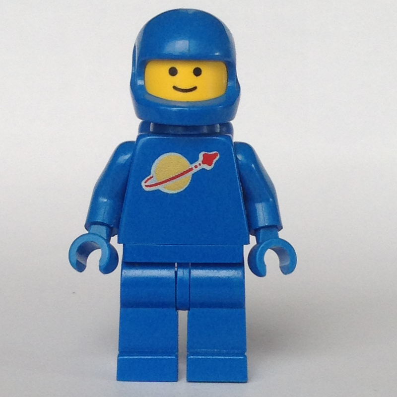 Lego Classic Spaceman, Blue with Airtanks (2446 Helmet)