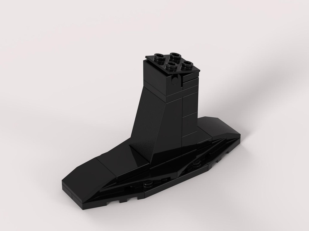 Lego 1:220 Space Shuttle display stand.