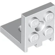 Bracket 2 x 2 - 2 x 2 / White