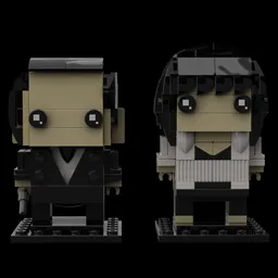 Pulp Fiction Brickheadz - Mia Wallace and Vincent Vega
