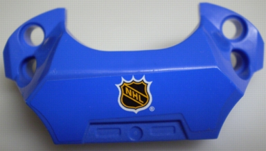Lego Sports Hockey Chest Protector with NHL Logo on Blue Background Pattern (Sticker) - Set 3542