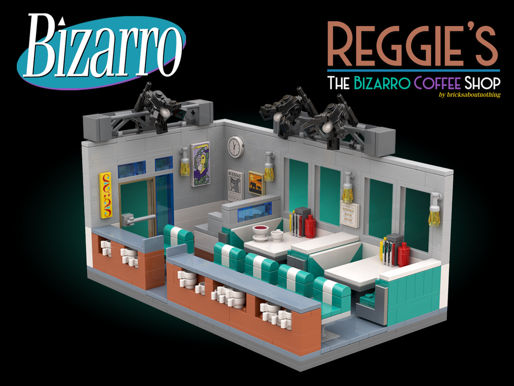 Lego Seinfeld - Reggie's Bizarro Coffee Shop
