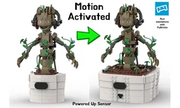 Motion-Activated Dancing Groot