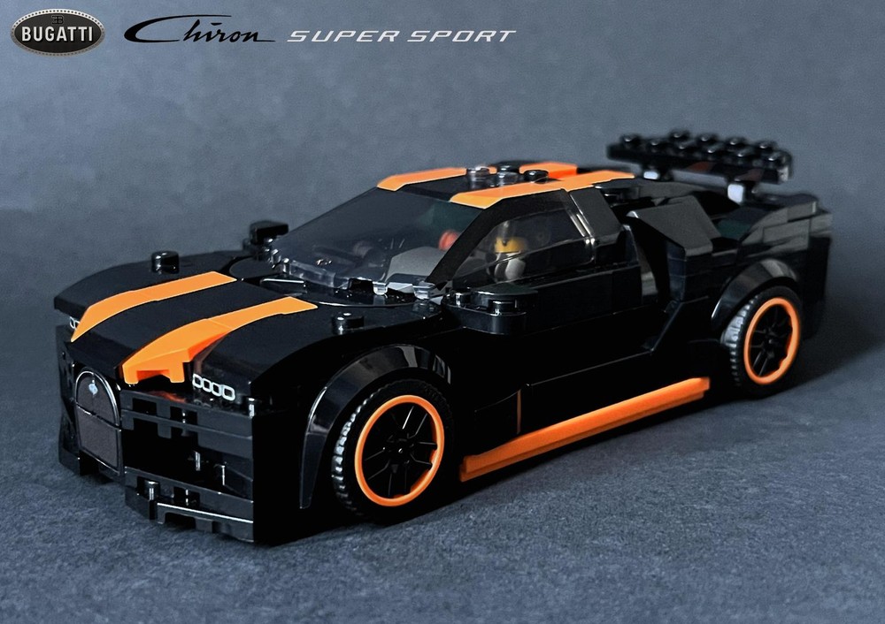 Lego Bugatti Chiron Super Sport - Speed Champions 8 Studs wide