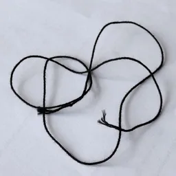 String Cord Thin (0.5mm) 30cm / Black