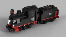 7715 Steam Locomotive and Coal Tender