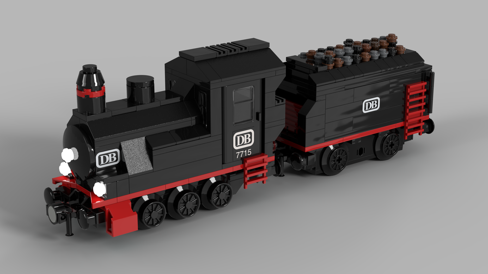 Lego 7715 Steam Locomotive and Coal Tender