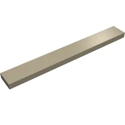 Tile 1 x 8 with Groove / Dark Tan