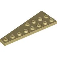 Wedge Plate 8 x 3, 8° Right / Tan