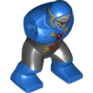 Body Giant, Darkseid with Black Pants with Gold and Red Markings and Red Circle on Chest Print / Blue
