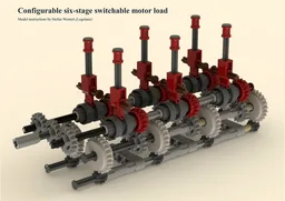 Configurable six-stage switchable motor load