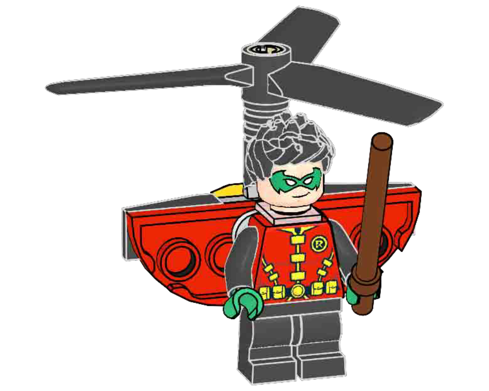 Lego Robin and Heli-Pack