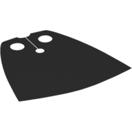 Lego Neckwear Cape, Standard [Spongy Stretchable Fabric] / Black
