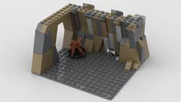 Mountain cave