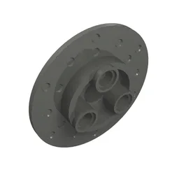 Brake Disc with CV Ball Joint / Dark Bluish Gray