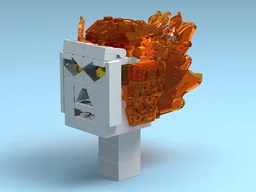 Ghost Rider Brick Head