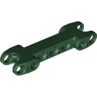 Technic Axle and Pin Connector 2 x 7 with Two Ball Joint Sockets / Dark Green