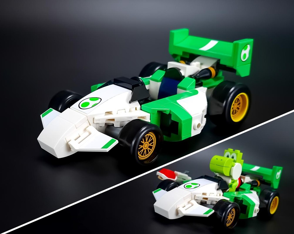 Lego Mario Kart Yoshi's B-Dasher MKII