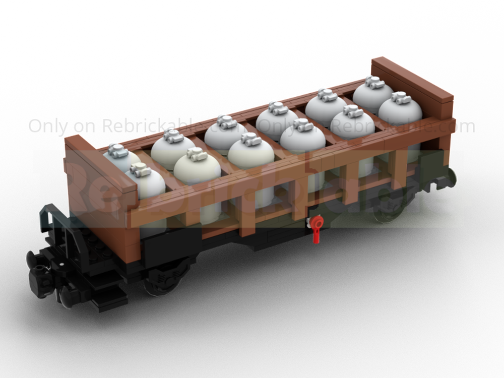 Lego 8wide acid transport wagon "Z" of the DR