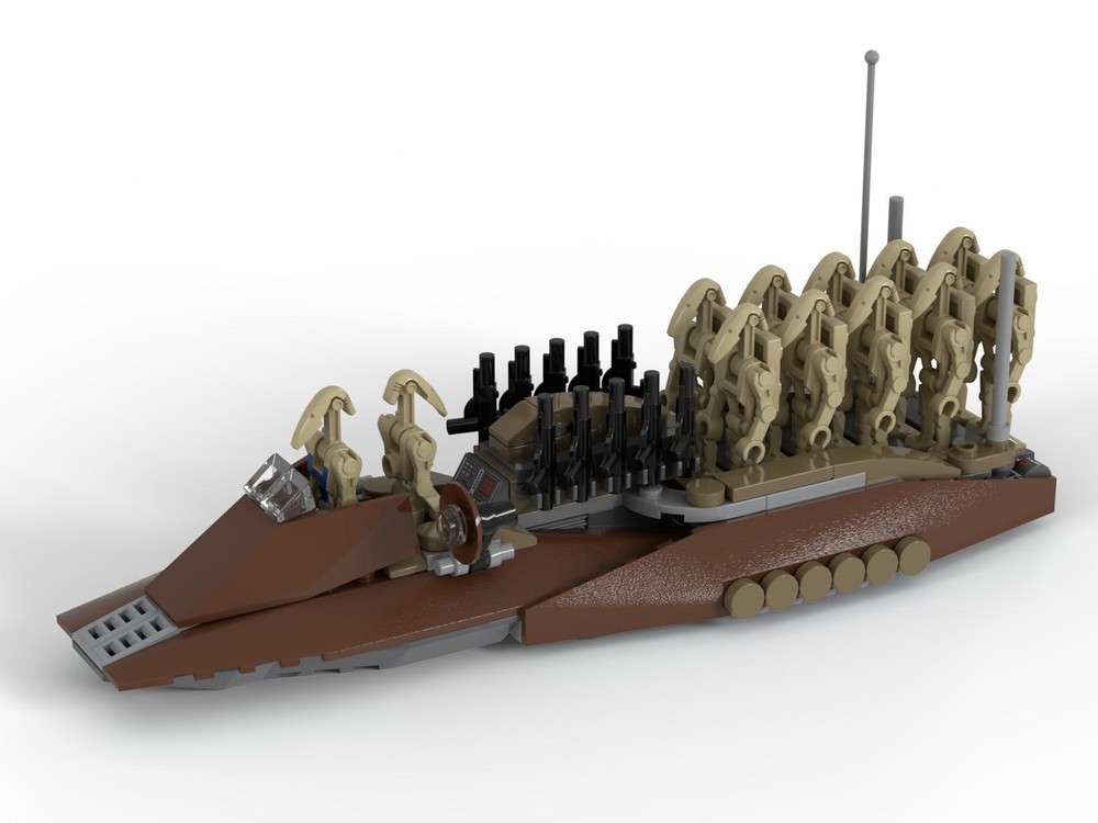 Lego Upgraded Nostalgia: 7126 Battle Droid Carrier modernized
