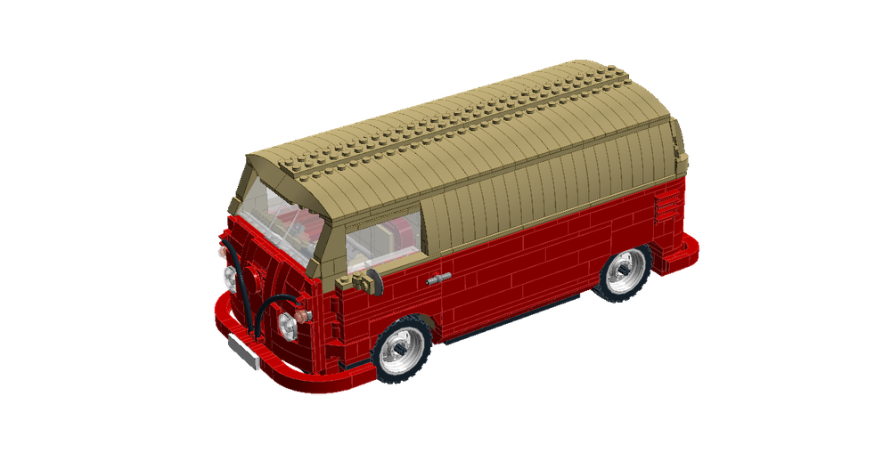 Lego adventures of Tintin - the combi VW van SANZOT