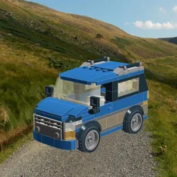 #60117 blue van MOD