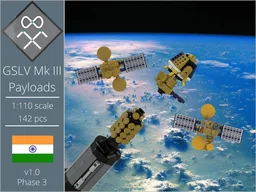 1:110 GSLV Mk III Payloads