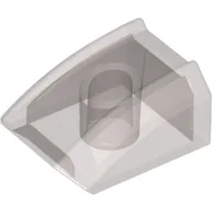 Brick Curved 2 x 2 with Lip, No Studs / Trans-Brown