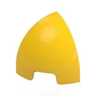 Brick Round Curved 1 x 1 x 1 Quarter Dome / Yellow