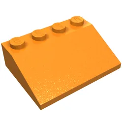Brick Sloped 33° 3 x 4 / Orange