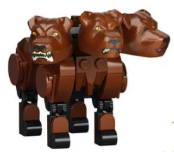 Dog, Harry Potter, Three-Headed, Snarling (Fluffy) - Brick Built