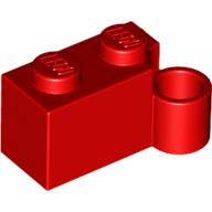 Lego Hinge Brick 1 x 4 [Lower] / Red