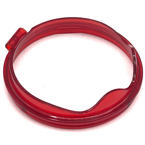 Lego Duplo Ball Tube Ring with Hinge / Trans-Red