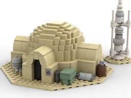 Lars Homestead - Luke's home minifig scale Modular building