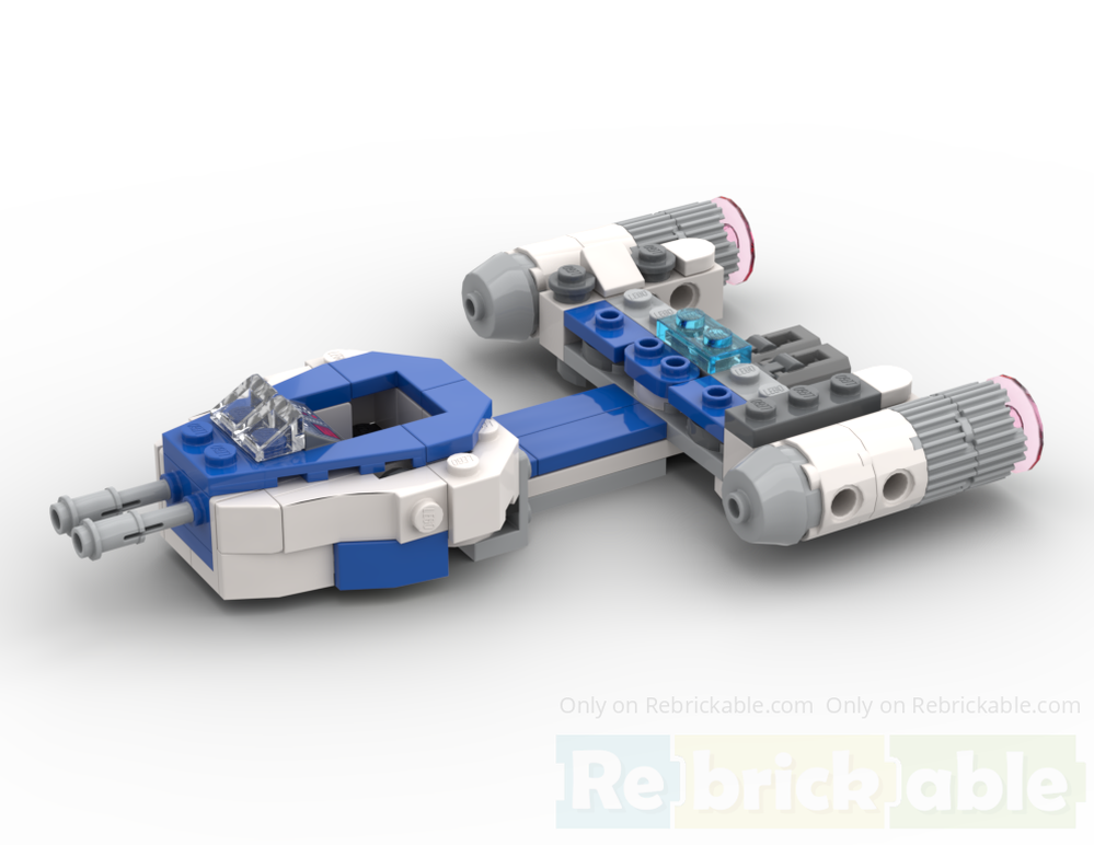 Lego Captain Rex Ywing microfighter