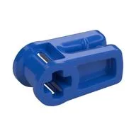 Wire Clip with Axle Hole / Blue